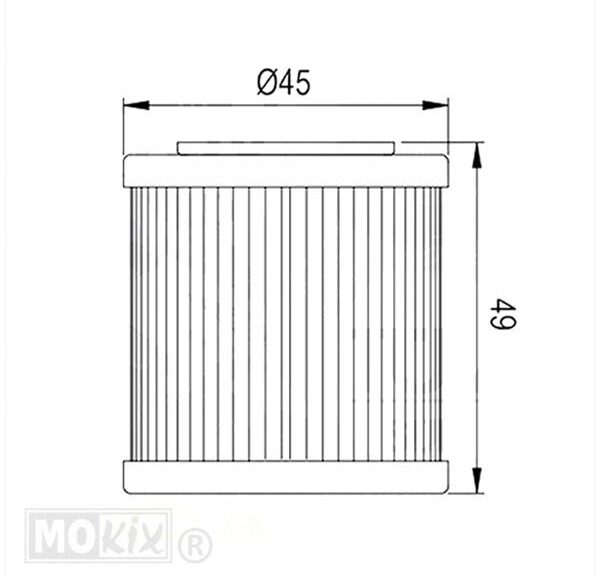 Oliefilter PIA Beverly 350ieE3 4T 4V (11-15) Hiflo