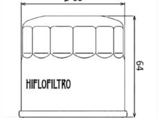 Oliefilter Honda SH300/SH300i 06 Hiflo"