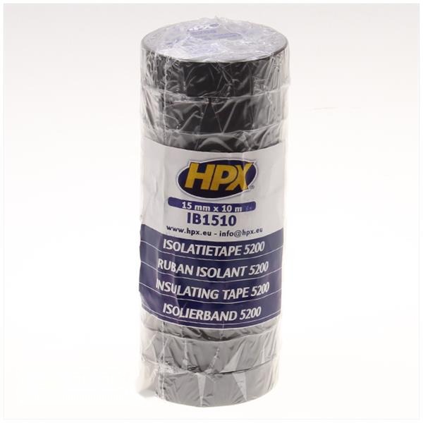 Isolatie Tape Zwart 15mm X 10mtr (10) - Afbeelding 2
