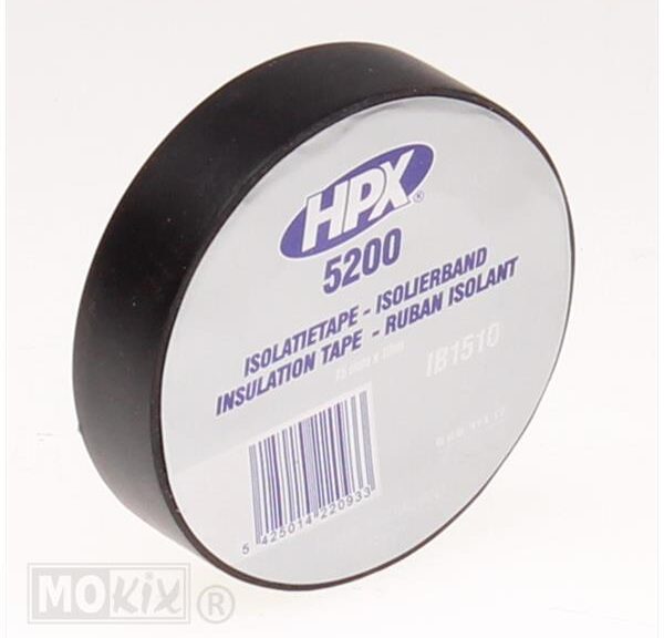 Isolatie Tape Zwart 15mm X 10mtr (10) - HPX