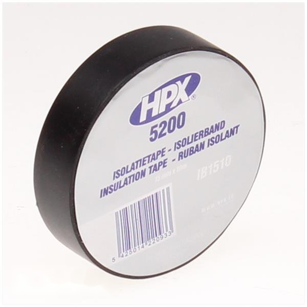 Isolatie Tape Zwart 15mm X 10mtr (10) - HPX