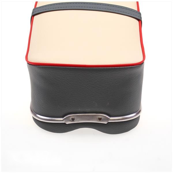 Buddy Seat Kreidler K54 EI Tank Creme/Grijs Xtreme - Afbeelding 2