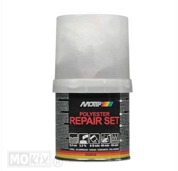 Reparatie SET Polyester 250gr - Motip