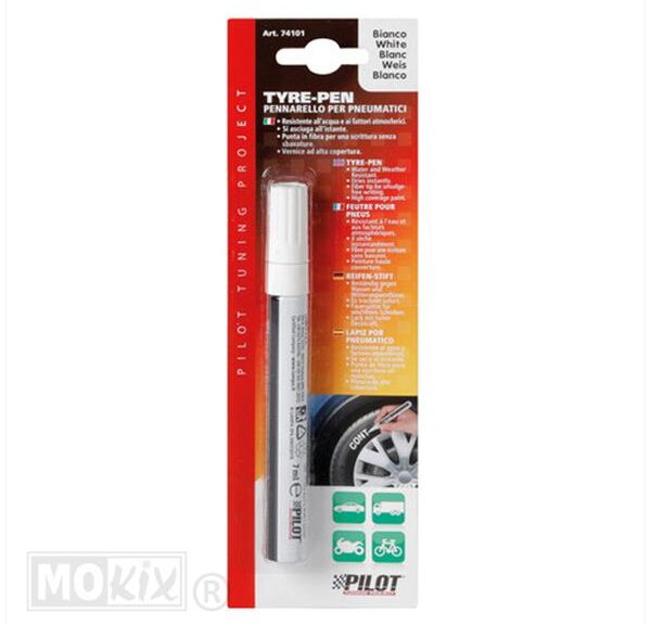 Banden Stift WIT Verf Pilot 7ml