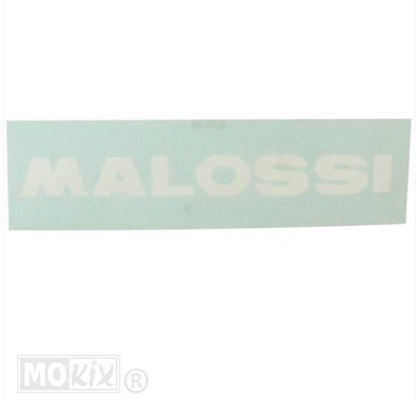 Malossi Sticker WIT 24cm
