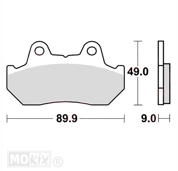 Remblokset Lucas Honda CBX 125/CN Helix 250 KBA
