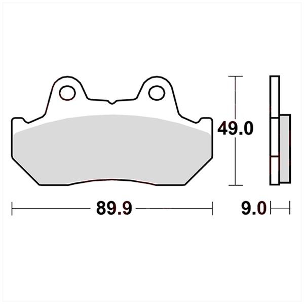 Remblokset Lucas Honda CBX 125/CN Helix 250 KBA