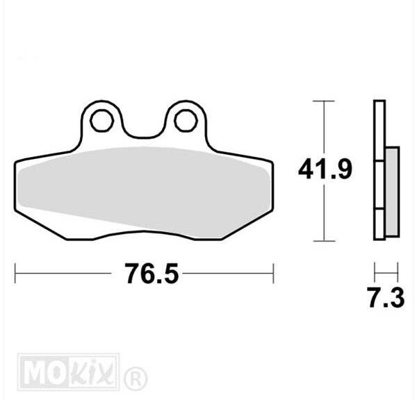 Remblokset Lucas Piaggio Runner 125/180cc KBA