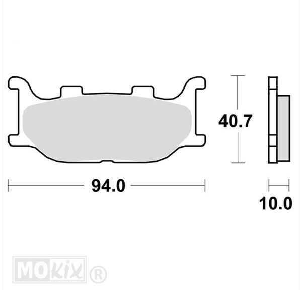 Remblokset Lucas STD Italjet/Yamaha KBA