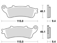 Remblokset Lucas STD Aprilia/KTM/Honda KBA