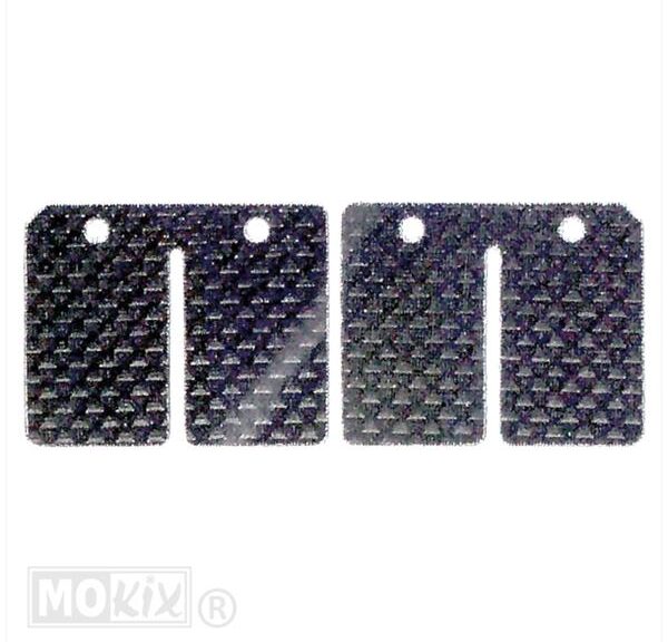 Membraanplaat Carbon Aprilia RS50 (2) - Carbono