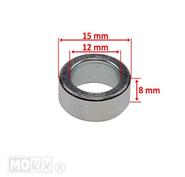 Tomos Afstandsbus Achter AS 15x12 X 8
