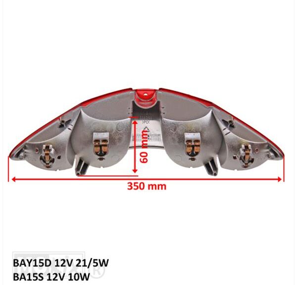 Achterlicht Aprilia Sportcity 125cc CE - V-Parts