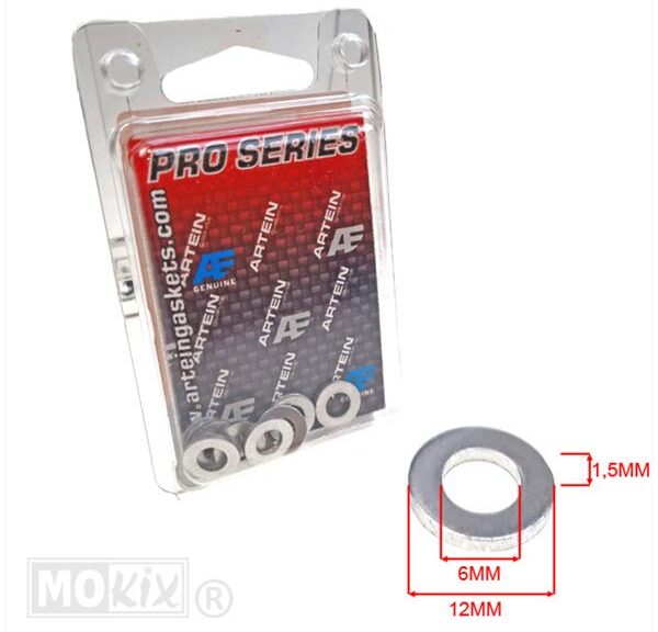 Aluminium Ring Artein PRO-Series  6x12x1.5 (10)