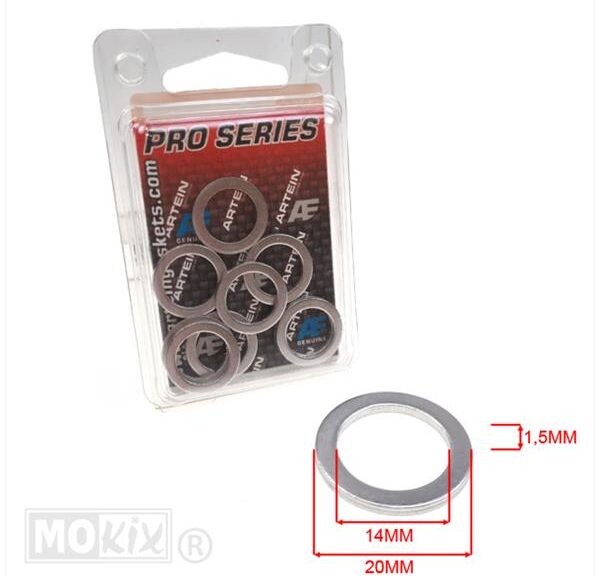 Aluminium Ring Artein PRO-Series 14x20x1.5 (10)