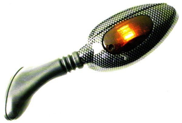Spiegel UNI Carbon+RAW Smoke Kuip Links - Vicma