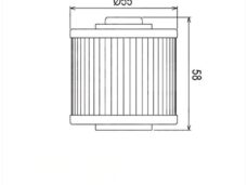 Oliefilter Yamaha Cygnus 125/TT600 NT Hiflo