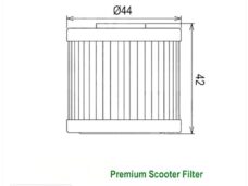 Oliefilter Kymco Downtown 125/300i Hiflo