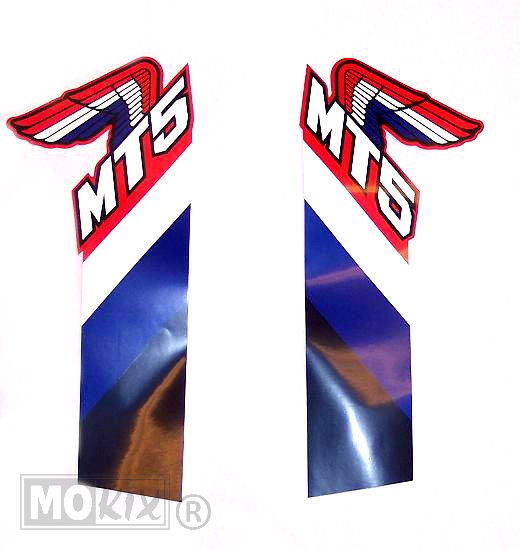 Honda MT'86 Tanktransferset Rood Links/Rechts
