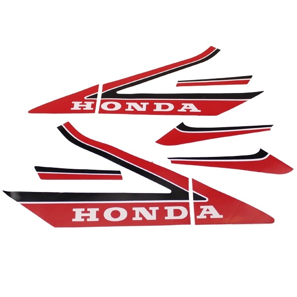 Honda MB '87 Tanktransferset Rood/WIT