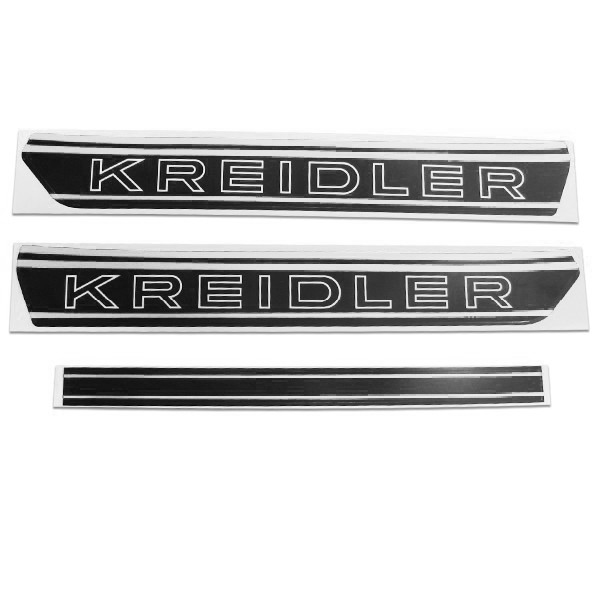 Kreidler Tanktransfer SET Zwart/WIT