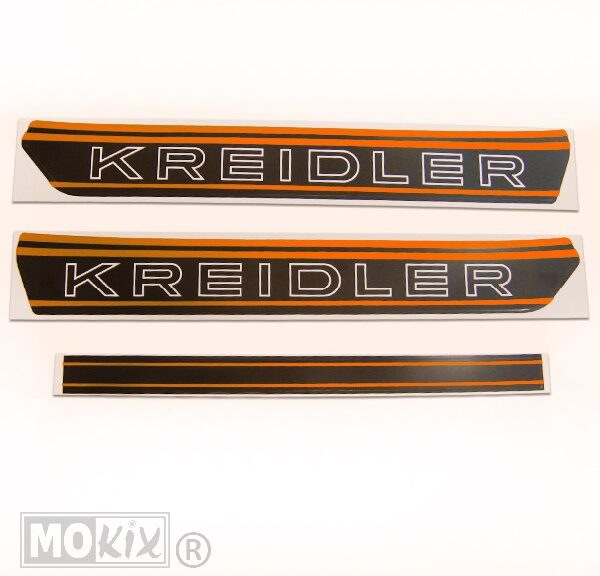Kreidler Tanktransfer Zwart/Oranje