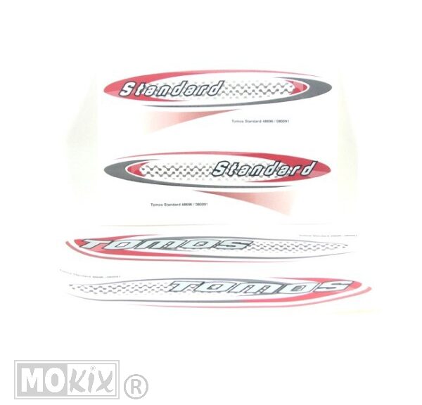 Tomos Standard Ovaal Stickerset