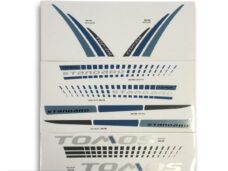 Tomos Standard Stickerset Blauw/Grijs