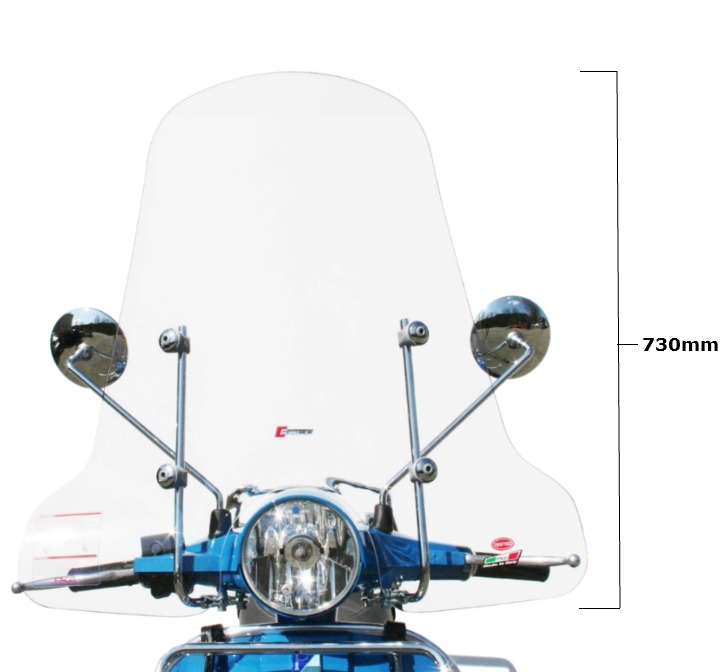 Windscherm Piaggio Vespa PX Groot Faco H730