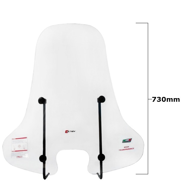 Windscherm Piaggio ZIP 2000 2T/4T 50-125 Faco H730