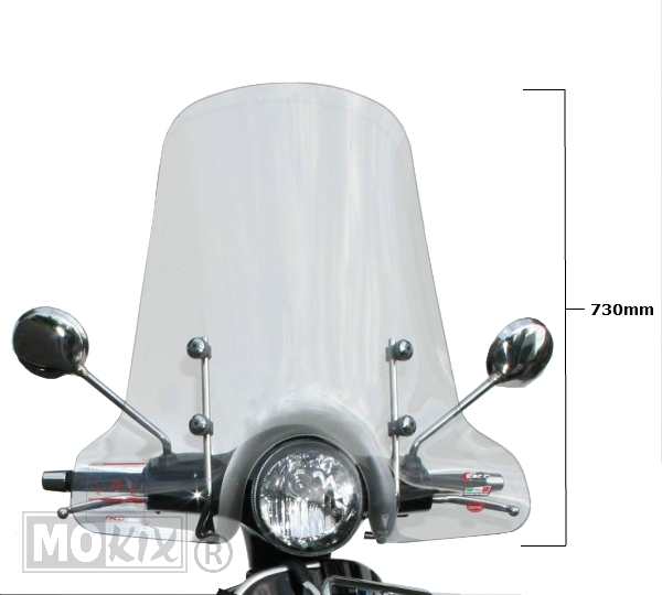 Windscherm PIA Vespa GTS/GTS300 Groot Faco H730