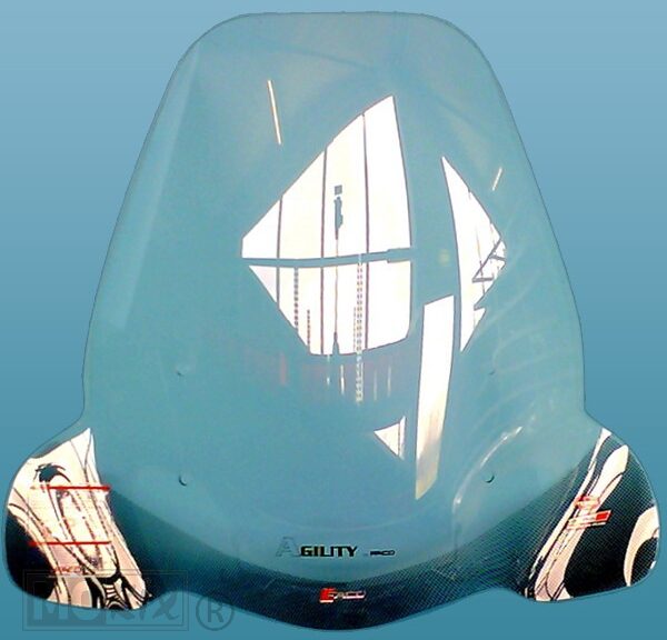 Windscherm Kymco Agility 50/125  10/"12 Faco H700"