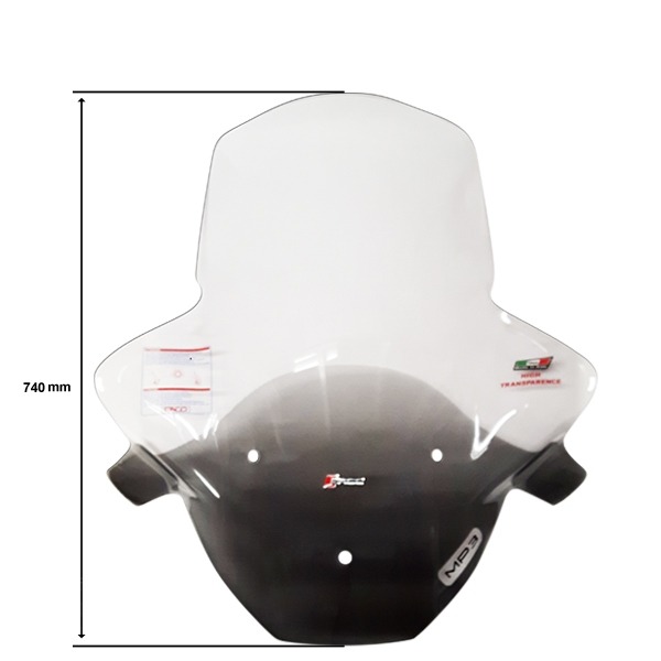 Windscherm Piaggio MP3 300/500 4mm Faco H740