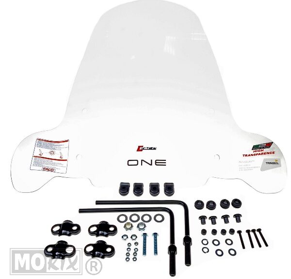 Windscherm Piaggio 1 Electro 2021-2022 H635 Faco