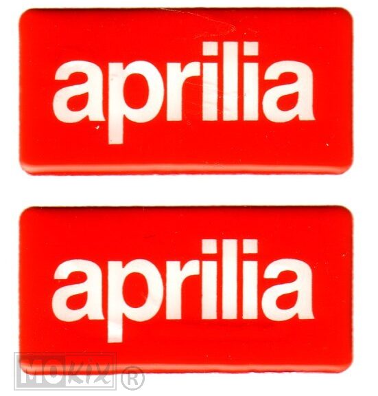 Aprilia Sticker 3D 2Stuks