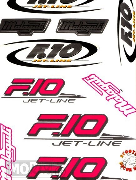 Malaguti F10 JET-Line Stickerset