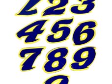 Nummerkit Blauw-Geel Klein