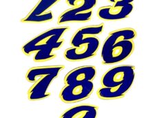 Nummerkit Blauw-Geel Klein