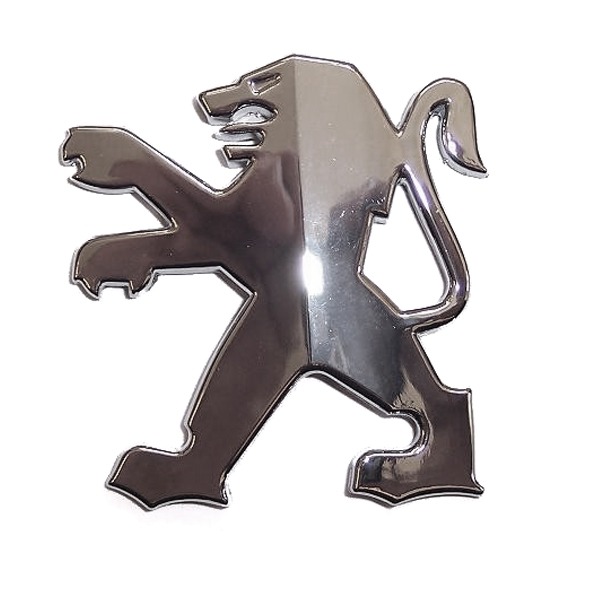 Peugeot Leeuw Chroom Sticker Embleem DIK