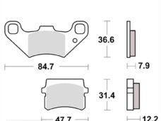 Remblokset Newfren PGO Quad/Buggy Newfren