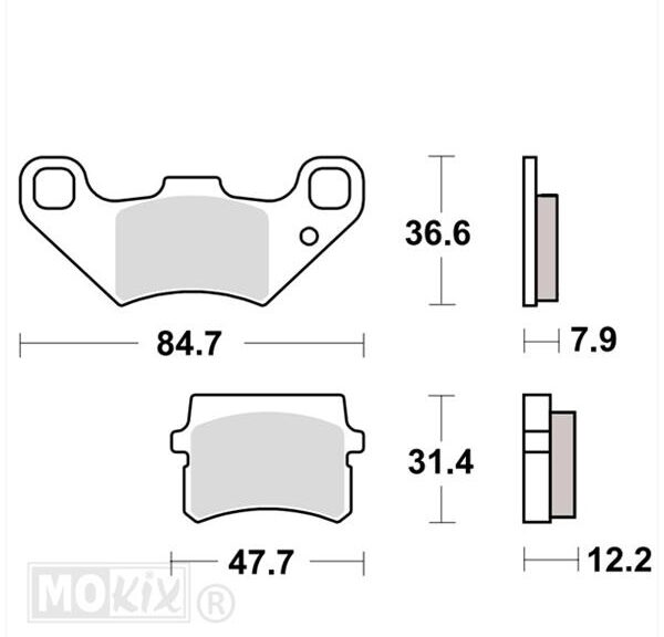 Remblokset Newfren PGO Quad/Buggy Newfren