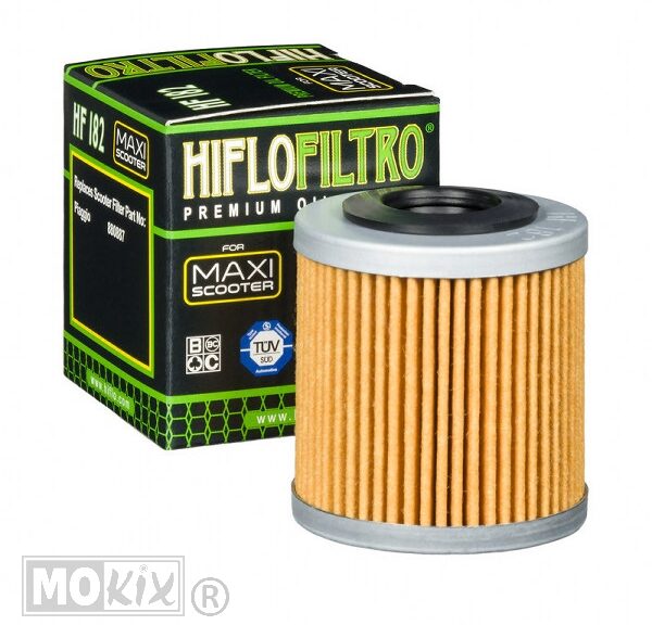 Hiflo HF182 oliefilter voor Piaggio Beverly 350 4V scooter