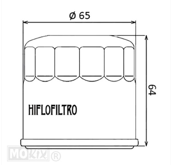 Oliefilter Honda SH300/SH300i 06 Hiflo"