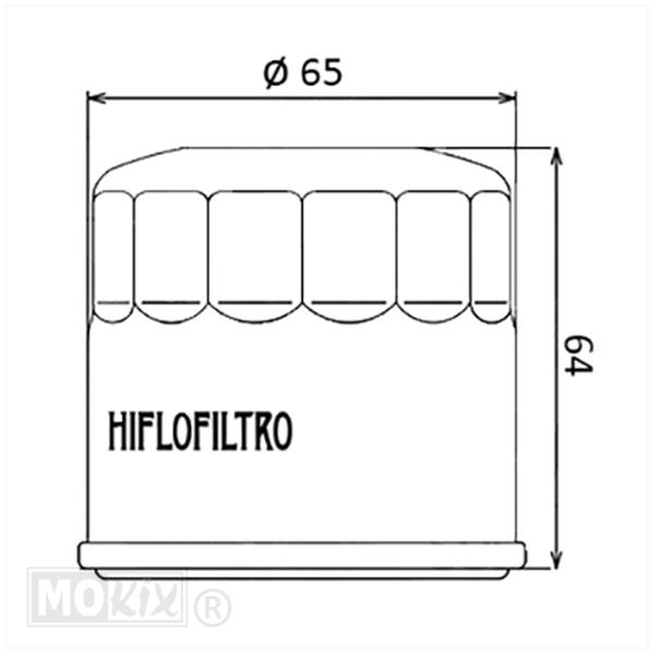 Oliefilter Honda SH300/SH300i 06 Hiflo"