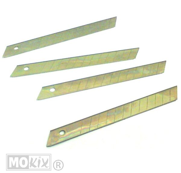 Reserve afbreekmesjes 9mm set van 10 stuks voor klein afbreekmes