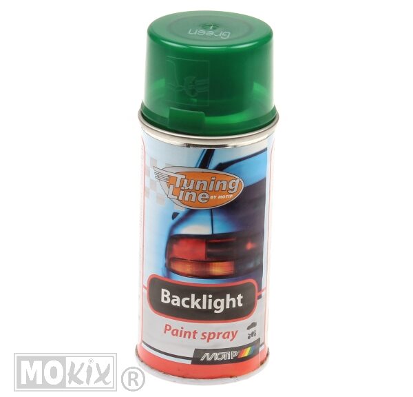 MoTip Tuning-Line achterlichtspray groen 150ml spuitbus voor getinte achterlichten