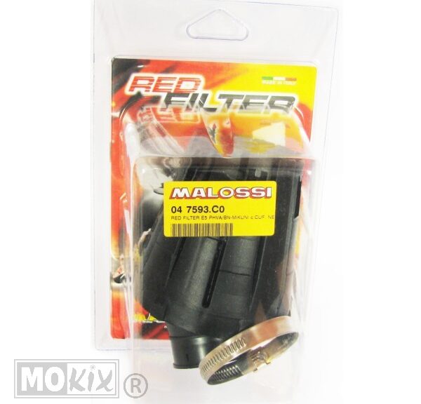 Powerfilter UNI E5 Angled 45° Black Malossi