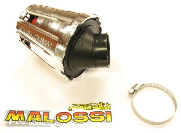 Powerfilter UNI E5 Angled 45° Chrome Malossi