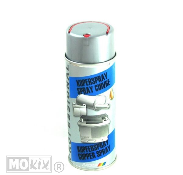 Motip koperspray 400ml spuitbus voor schroefdraad en uitlaatbouten
