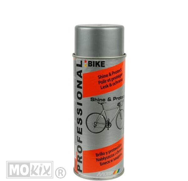 Motip Shine & Protect onderhoudsspray 400ml voor fiets en scooter
